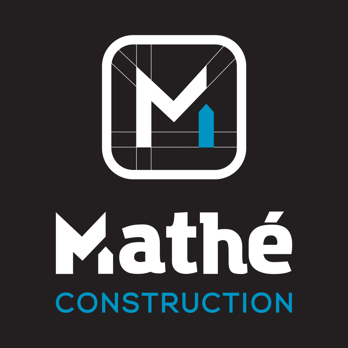 Logo de l'entreprise Mathé Construction sur l'Ile de Noirmoutier