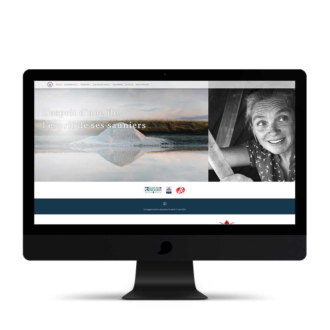 Refonte site web de la Coopérative de sel de Noirmoutier