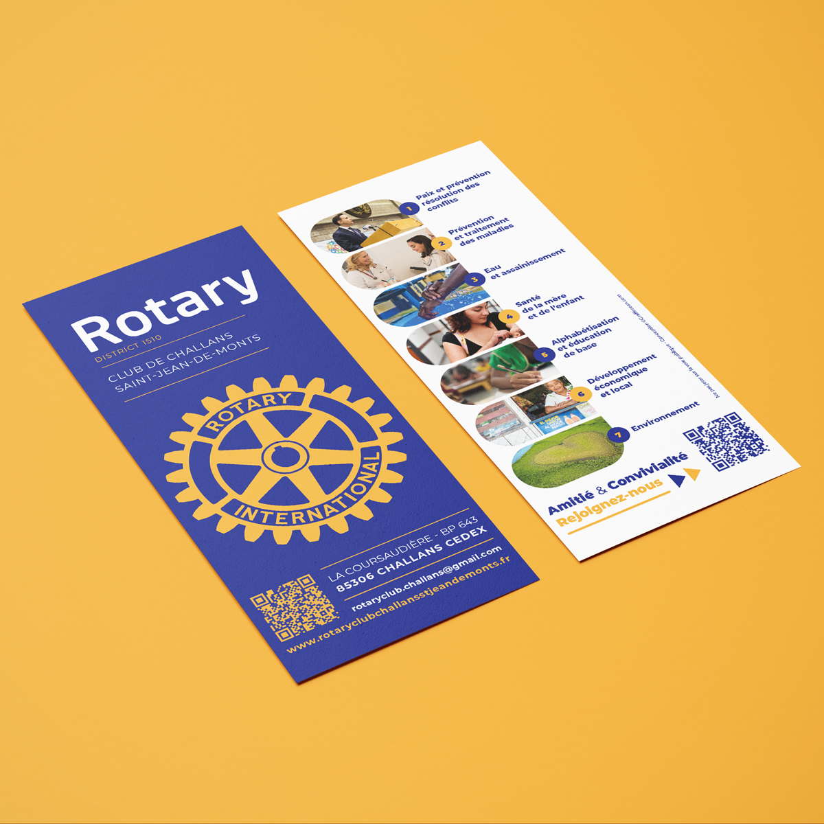 Flyer du Rotary Club Challans Saint-Jean-de-Monts